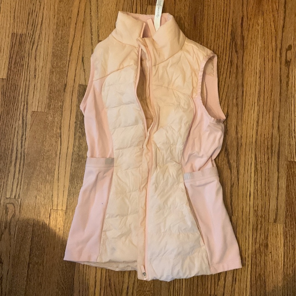 Lululemon down for it all light pink vest